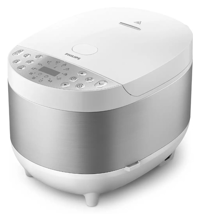 Πολυμάγειρας Philips - All in One, HD4713/40, 1300W, 60 προγράμματα, λευκό