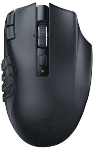 Ποντίκι gaming Razer - Naga V2 HyperSpeed, οπτικό, ασύρματο, μαύρο