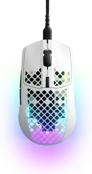 Ποντίκι Gaming SteelSeries - Aerox 3 2022, οπτικό, άσπρο