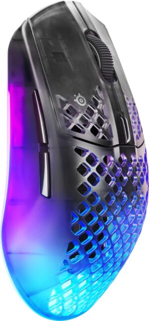 Ποντίκι gaming SteelSeries - Aerox 3 WL Gen 2, οπτικό, ασύρματο, Shadow