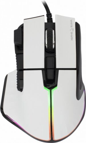 Ποντίκι gaming White Shark - MARROK GM-9006, οπτικό, λευκό