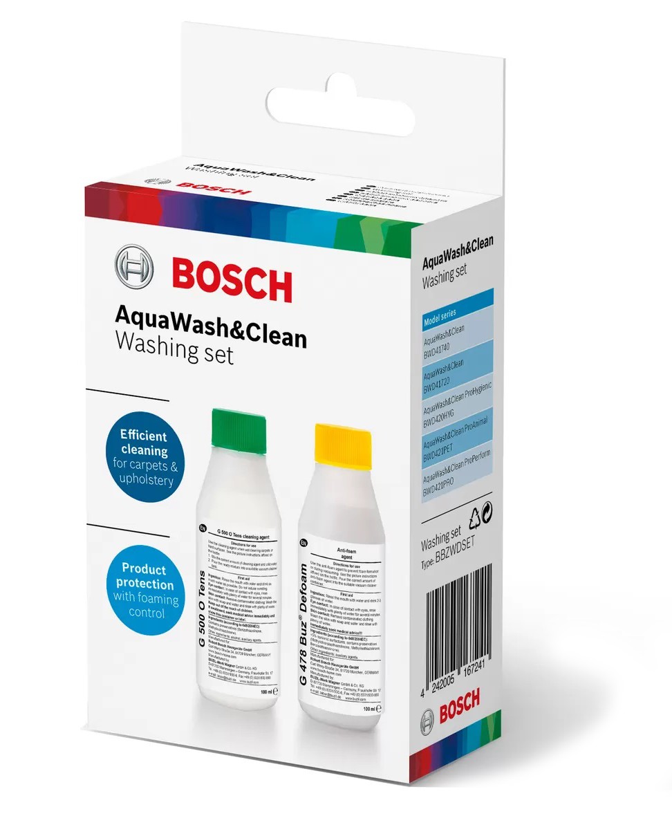 Σετ Bosch - AquaWash&Clean, BBZWDSET, λευκό
