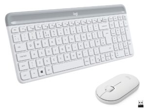 Σετ ποντίκι και πληκτρολόγιο Logitech - Combo MK470, ασύρματο, λευκό