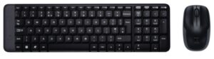 Σετ ποντίκι και πληκτρολόγιο Logitech - MK220, ασύρματο, μαύρο