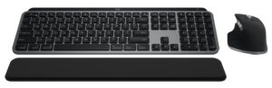 Σετ ποντικιού και πληκτρολογίου Logitech - MX Keys S Combo for Mac, ασύρματο, γκρι