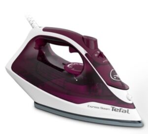 Σίδερο Tefal - Express Steam FV2835E0, 2400W, 30 g/min, λευκό/μωβ
