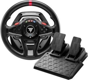 Τιμόνι με πεντάλια Thrustmaster - T128-P EMEA EU, PS5/PS4/PC, μαύρο