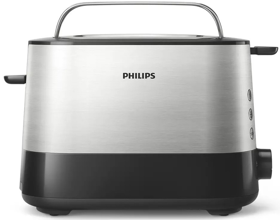 Τοστιέρα Philips - Viva Collection HD2637/90, 1000W,με 7 επίπεδα θερμοκρασίας,μαύρη