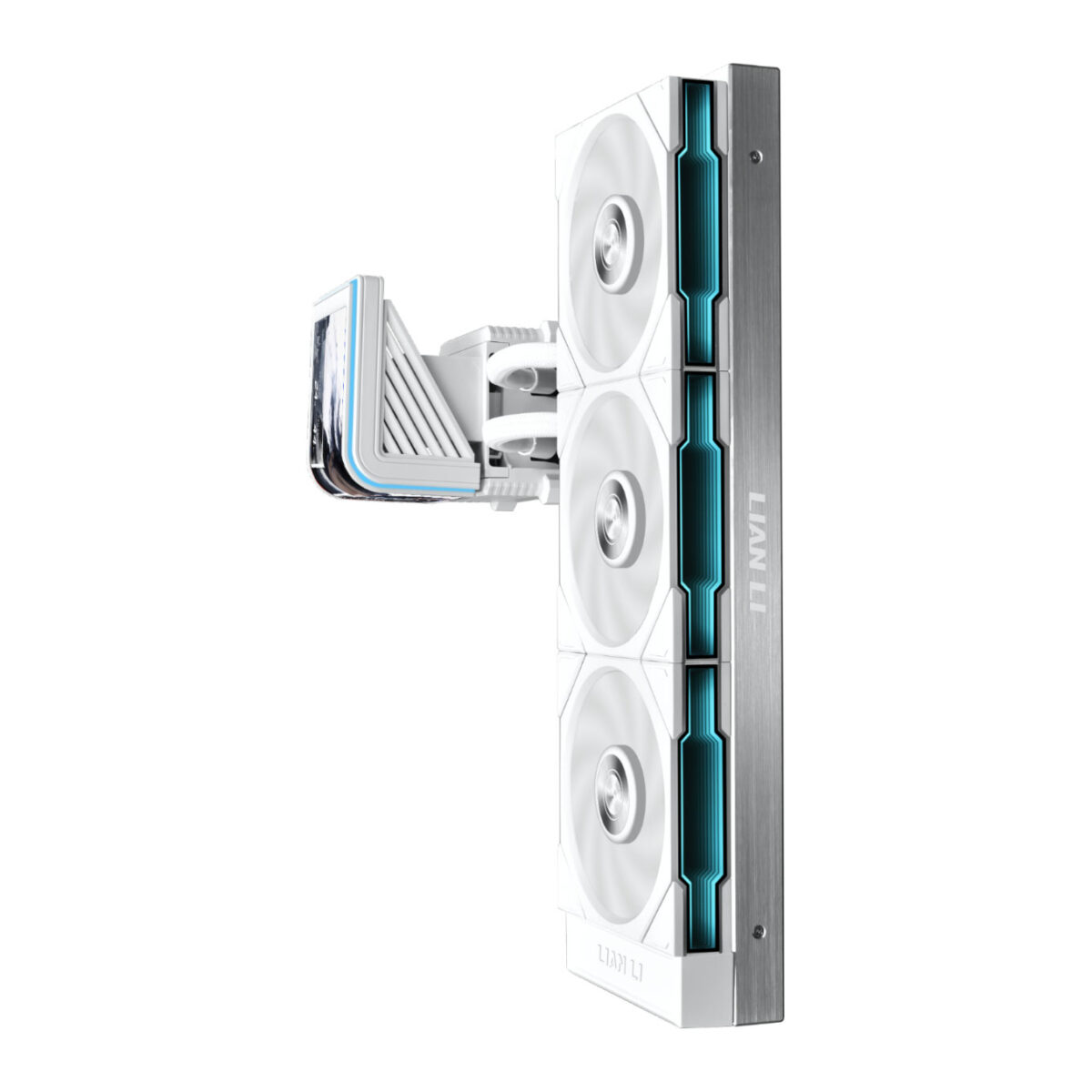 Lian Li HydroShift II OLED Curved 360TL - 360mm AIO Water Cooling - 6.67" 2Κ Display - White - Image 2