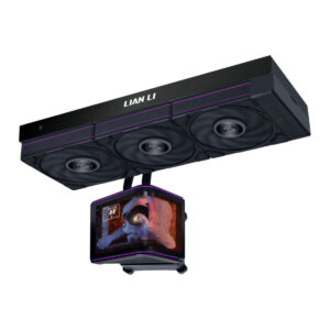 Lian Li HydroShift II OLED Curved 360P28 - 360mm AIO Water Cooling - 6.67" 2Κ Display - Black