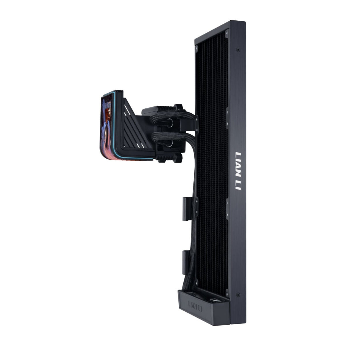 Lian Li HydroShift II OLED Curved 360mm Fanless - AIO Water Cooling - 6.67" 2Κ Display - Black - Image 2