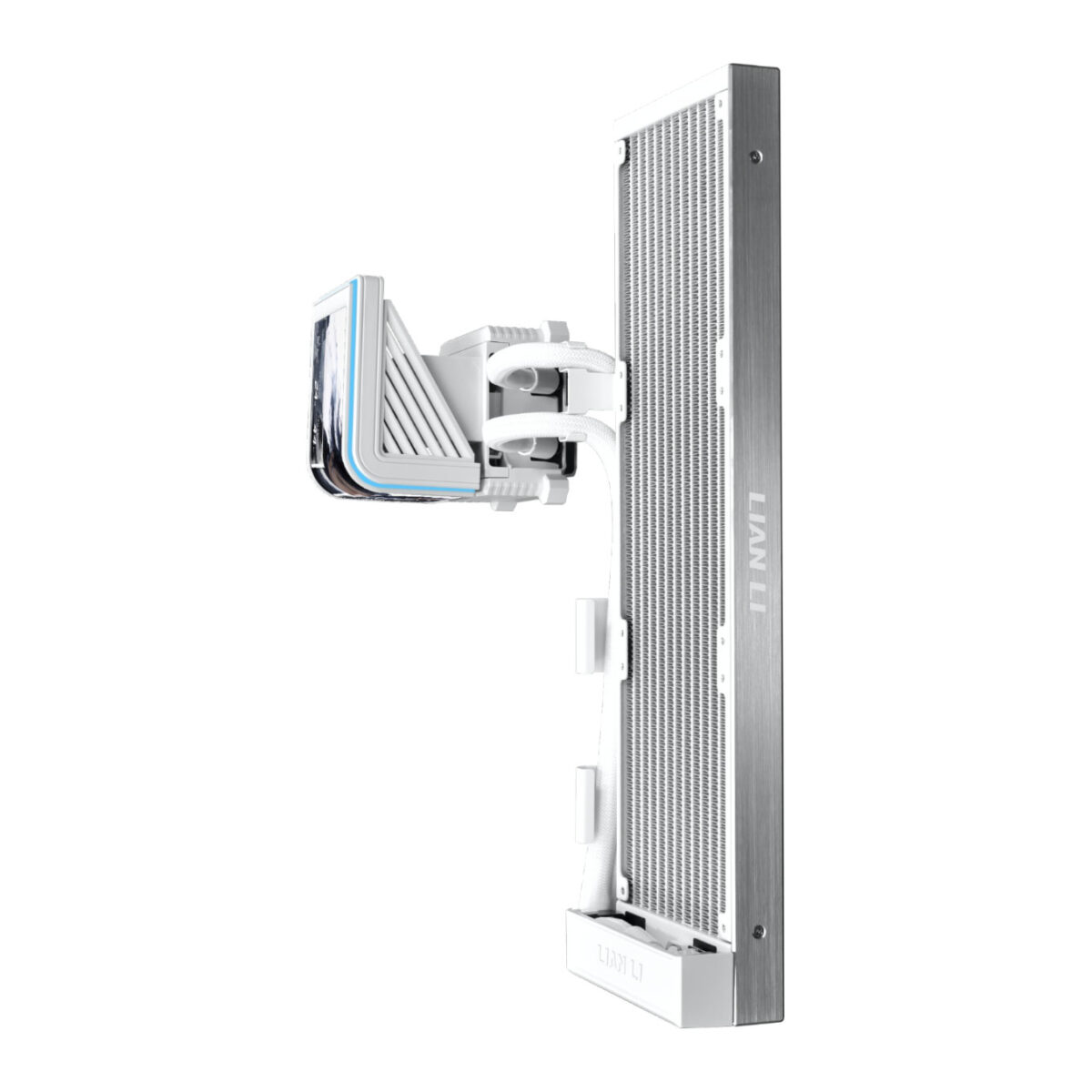 Lian Li HydroShift II OLED Curved 360mm Fanless - AIO Water Cooling - 6.67" 2Κ Display - White - Image 2