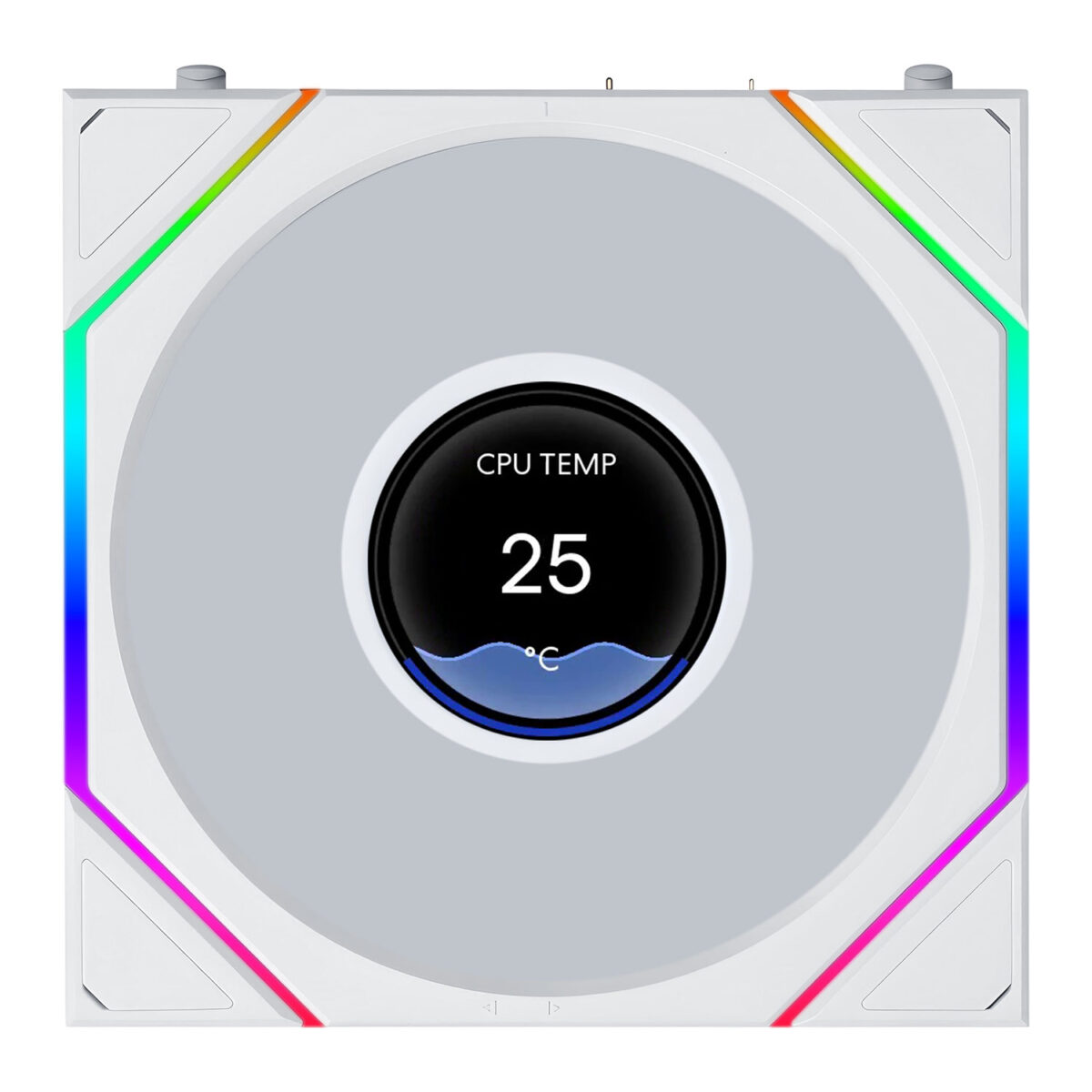 LIAN LI UNI FAN TL LCD FLEX Reversal White Wireless 120 (1pc) Case Fan - No Controller Included - Image 2