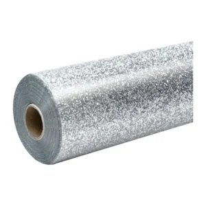 Heat transfer vinyl HTVRONT Glitter 30.5cm x 90cm (silver)