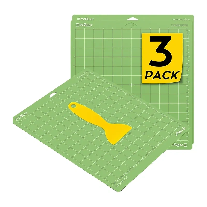 Cutting mat HTVRONT 34.8cm x 37cm 3 pcs (green)