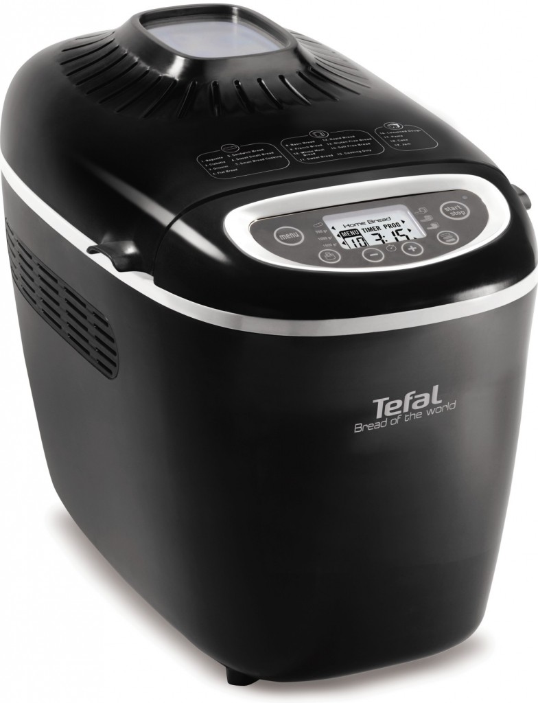 Αρτοπαρασκευαστής Tefal - PF611838, 1600W, 19 προγράμματα, μαύρο