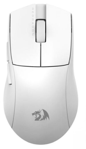 Gaming ποντίκι Redragon - K1ng Lite 1K, M916W-LIT-1K, οπτικό, ασύρματο, λευκό