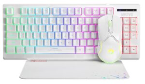Gaming σετ Marvo - COMBO CM310, άσπρο