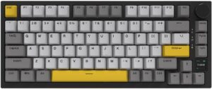 Μηχανικό πληκτρολόγιο AJAZZ – AK820 Pro, ασύρματο, Flying Fish, RGB, γκρι
