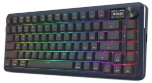 Μηχανικό πληκτρολόγιο Redragon - Flekact Pro K708-RGB-PRO, ασύρματο, RGB, μαύρο