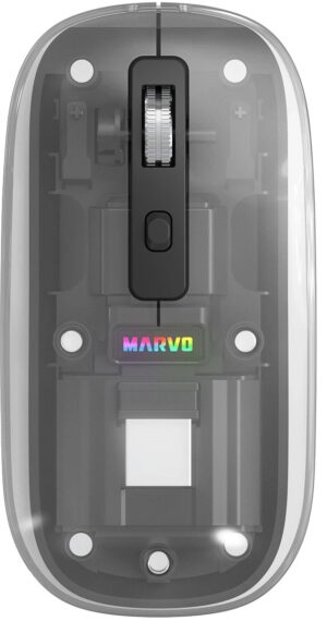 Ποντίκι Marvo - M810W White, οπτικό, ασύρματο, μαύρο