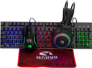 Σετ Marvo - Loot 40 CM416, πληκτρολόγιο, ποντίκι, ακουστικά και pad