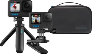 Σετ με δύο αξεσουάρ GoPro - Travel Kit, για HERO8/9/10/11/12, μαύρο