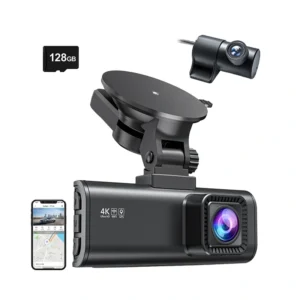 Dashcam REDTIGER F7NP WiFi 4K + 1080p 128GB