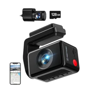 Dashcam REDTIGER F4 Pro WiFi 4K + 1080p 128GB