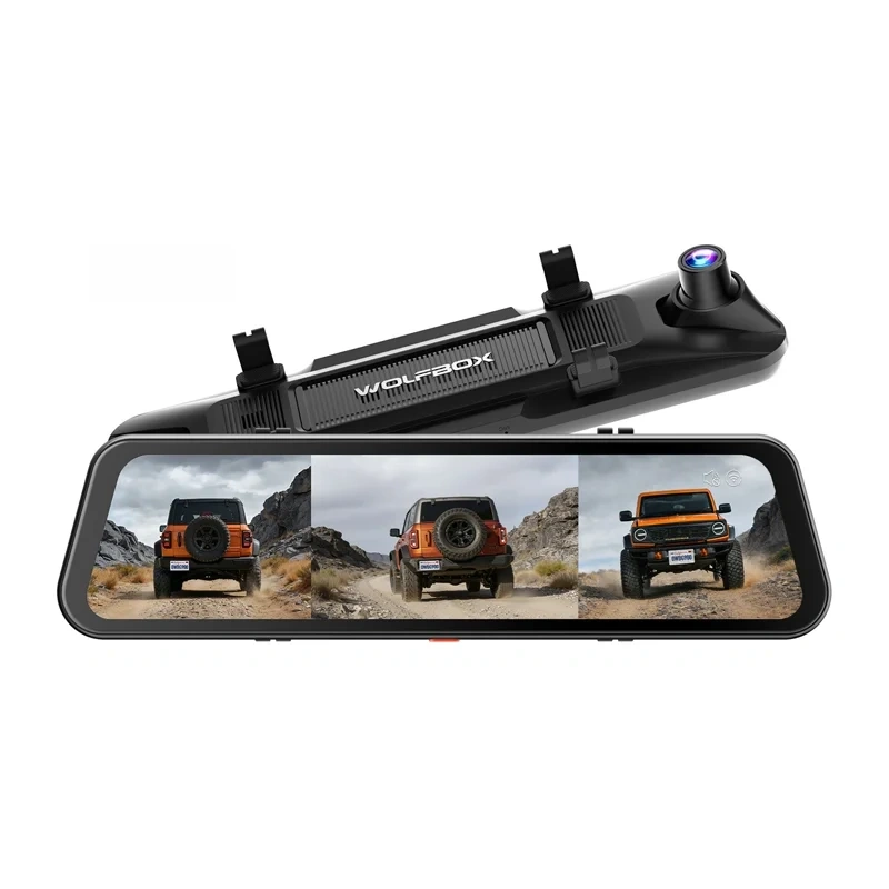 Dashcam WOLFBOX G900TriPro Bumper WiFi 4K + 2.5K
