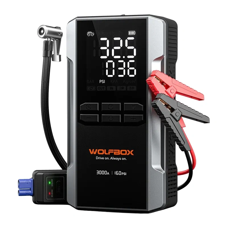 Jump starter WOLFBOX MegaVolt 16 Air 16000mAh 3000A