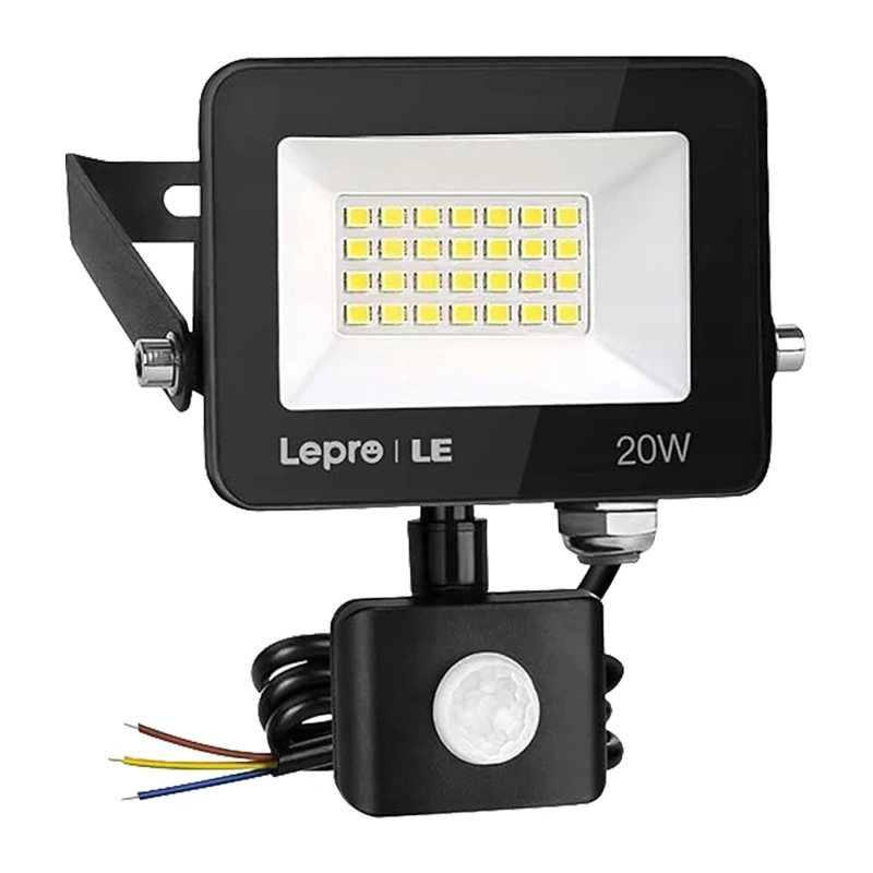 LED floodlight LEPRO 340013-DW-EU 20W 2000lm 5000K IP65 motion sensor