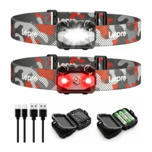 Headlamp LEPRO 320023-2 USB 2pcs