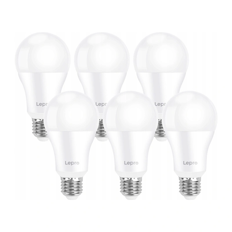LED bulb LEPRO 100080-DW-EU-6 E27 A60 13W(100W) 1521lm 6500K 180° 6pcs