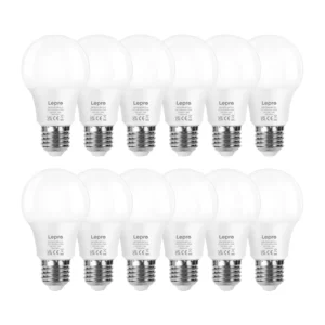LED bulb LEPRO 100089-WW-EU-12 E27 A60 8.5W (60W) 806lm 2700K warm 180° 12pcs