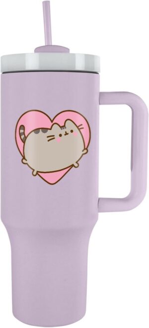 Κούπα ταξιδιού Pyramid Animations: Pusheen - Heart