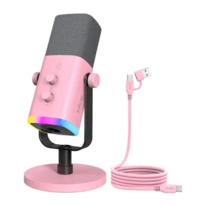 Gaming microphone Fifine AM8 (pink)
