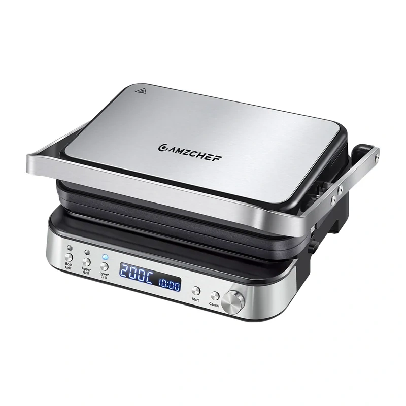 Electric Grill AMZCHEF CE-LS-GC02C-H-WP