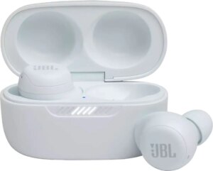 Ασύρματα ακουστικά με μικρόφωνο JBL - Live Free NC+, ANC, TWS, λευκά