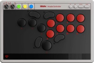 Ασύρματο χειριστήριο 8BitDo - Arcade, μαύρο/λευκό(Nintendo Switch/PC)