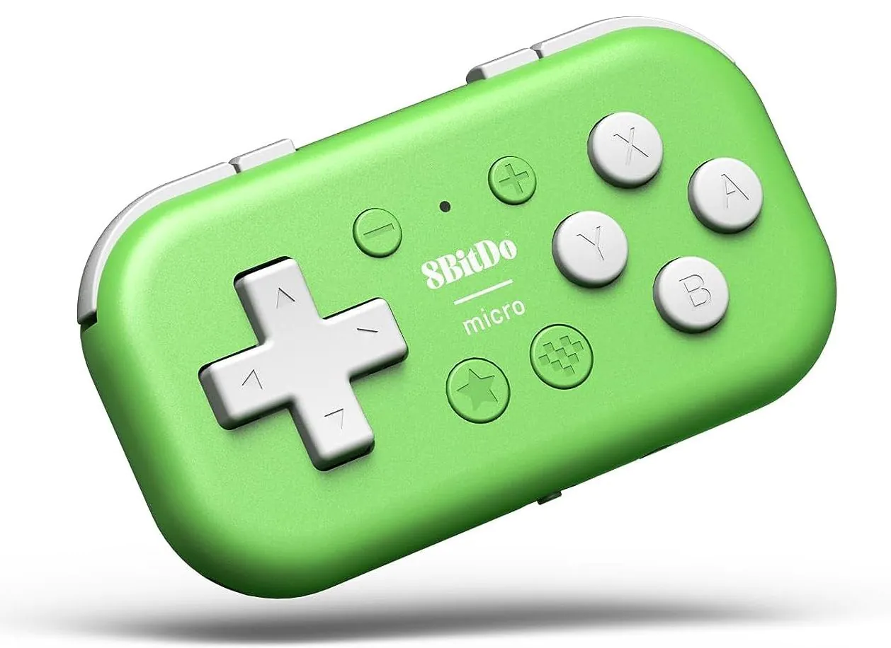 Ασύρματο χειριστήριο 8BitDo - Micro Gamepad, πράσινο (Nintendo Switch/PC)