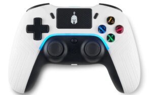 Controller Spartan Gear - Aspis 4, ασύρματο, λευκό/μαύρο