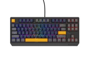Μηχανικό πληκτρολόγιο Genesis - Thor 230 TKL, Positive, Outemu Panda, RGB, μαύρο