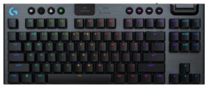 Μηχανικό πληκτρολόγιο Logitech - G915 X Lightspeed TKL Low-Profile, ασύρματο, Clicky, RGB, μαύρο