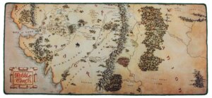 Mouse pad Cine Replicas Movies: The Lord of the Rings - Middle-Earth Map