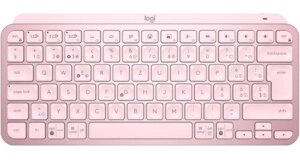 Πληκτρολόγιο Logitech - MX Keys Mini, ασύρματο, ροζ