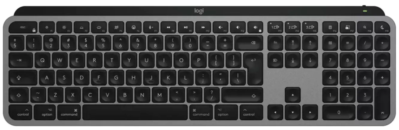 Πληκτρολόγιο Logitech - MX Keys S for Mac USINTL, ασύρματο, Space Gray