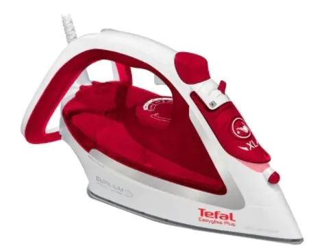 Σίδερο Tefal - Easygliss Plus FV5717E0, 2500W, 45 g/min, κόκκινο / λευκό